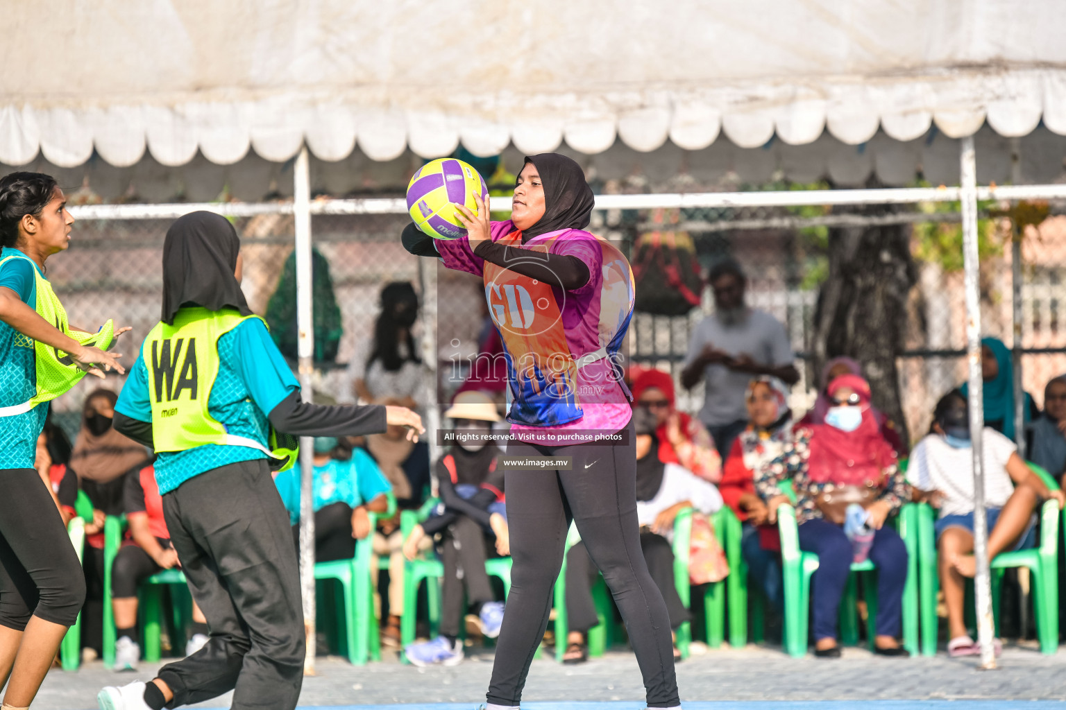 Day 6 of Junior Netball Championship 2022 on 10th March 2022 held in Male', Maldives. Photos by Nausham Waheed