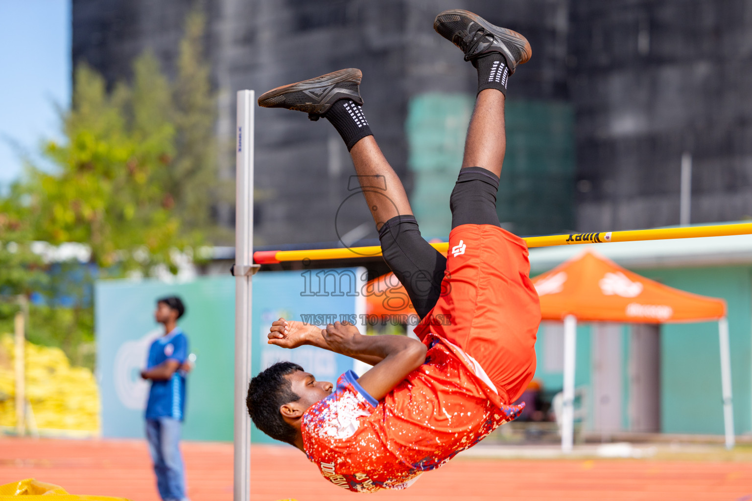 Day 2 of MWSC Interschool Athletics Championships 2024 held in Hulhumale Running Track, Hulhumale, Maldives on Sunday, 10th November 2024. 
Photos by:  Hassan Simah / Images.mv