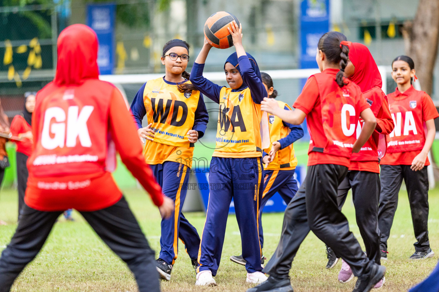 Day 3 of Nestle' Kids Netball Fiesta 2023 held in Henveyru Stadium, Male', Maldives on Saturday, 2nd December 2023. Photos by Nausham Waheed / Images.mv