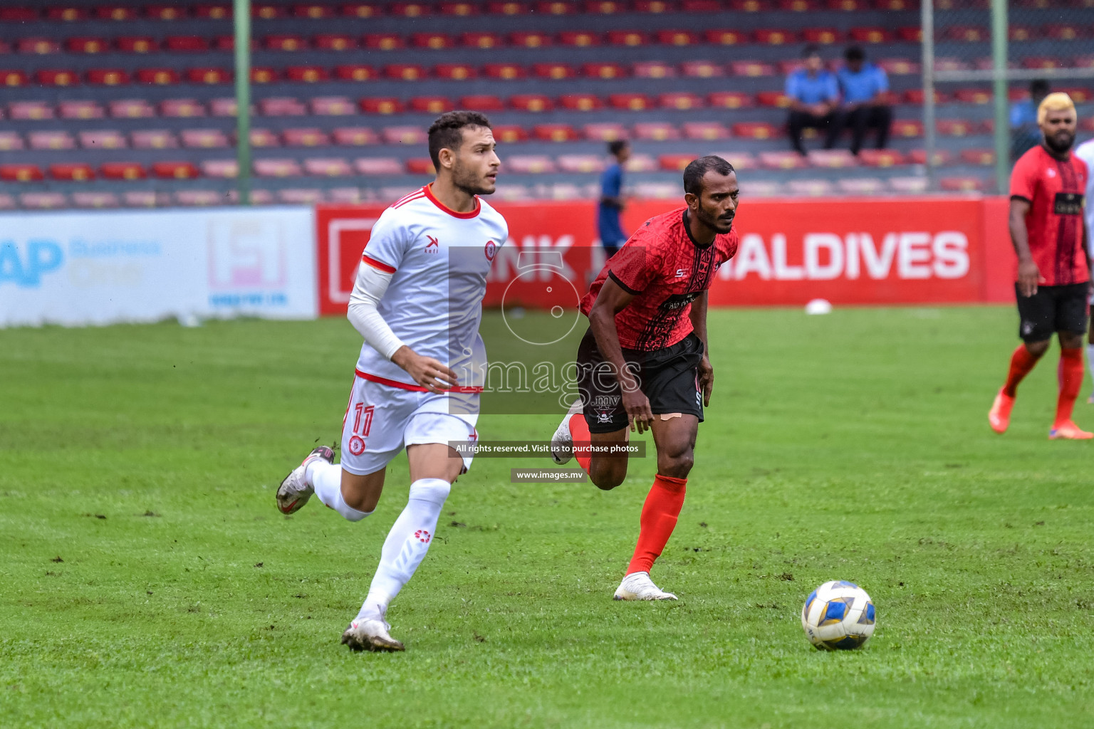 Buru Sports Club vs Club Teenage in Dhivehi Premier League Qualification 22 on 30th Aug 2022, held in National Football Stadium, Male', Maldives Photos: Nausham Waheed / Images.mv