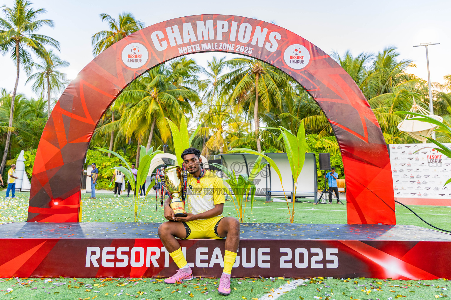 Jumeirah vs Varu in Final of Resort League 2025 (North Male Zone) was held on Saturday, 27th September 2025 in One And Only Reethi Rah Maldives Resort, Photos: Areef Adam / images.mv