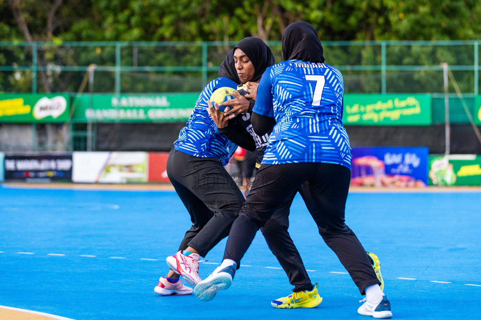 Day 7 of 10th National Handball Tournament 2023, held in Handball ground, Male', Maldives on Sunday, 4th December 2023 Photos: Nausham Waheed/ Images.mv