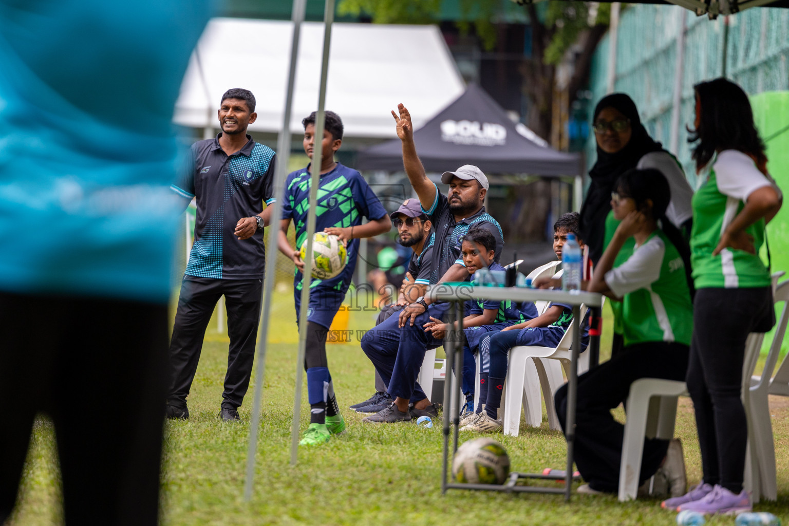 Day 2 of MILO Academy Championship 2024 - U12 was held at Henveiru Grounds in Male', Maldives on Friday, 5th July 2024.
Photos: Ismail Thoriq / images.mv