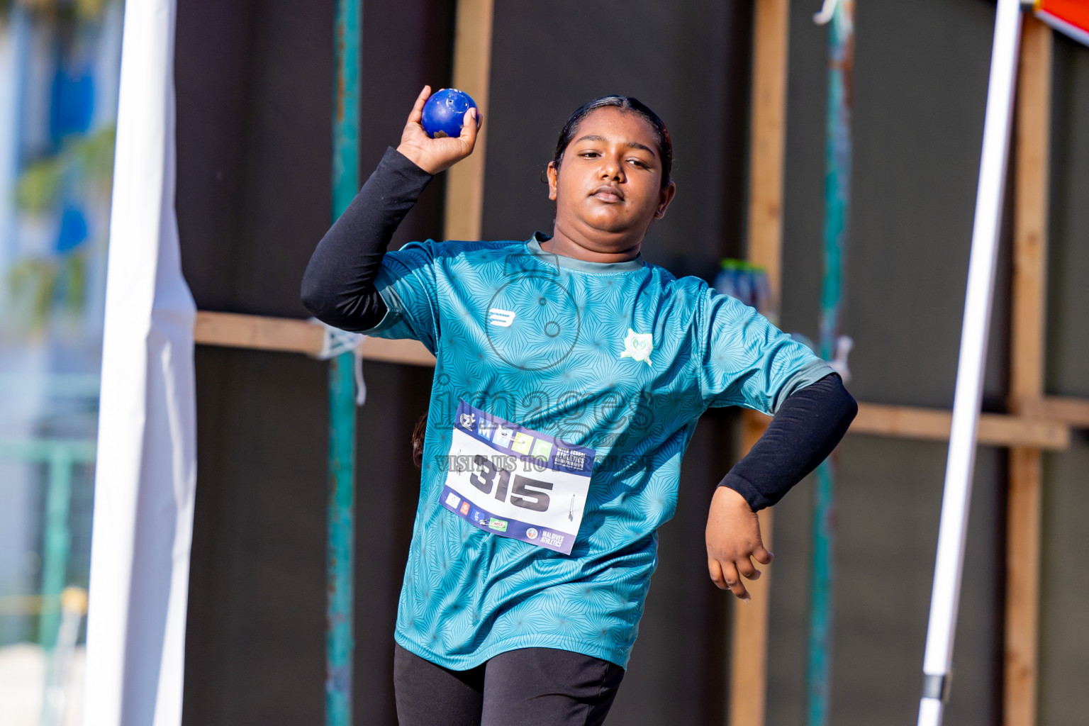 Day 4 of MWSC Interschool Athletics Championships 2024 held in Hulhumale Running Track, Hulhumale, Maldives on Tuesday, 12th November 2024. Photos by: Nausham Waheed / Images.mv