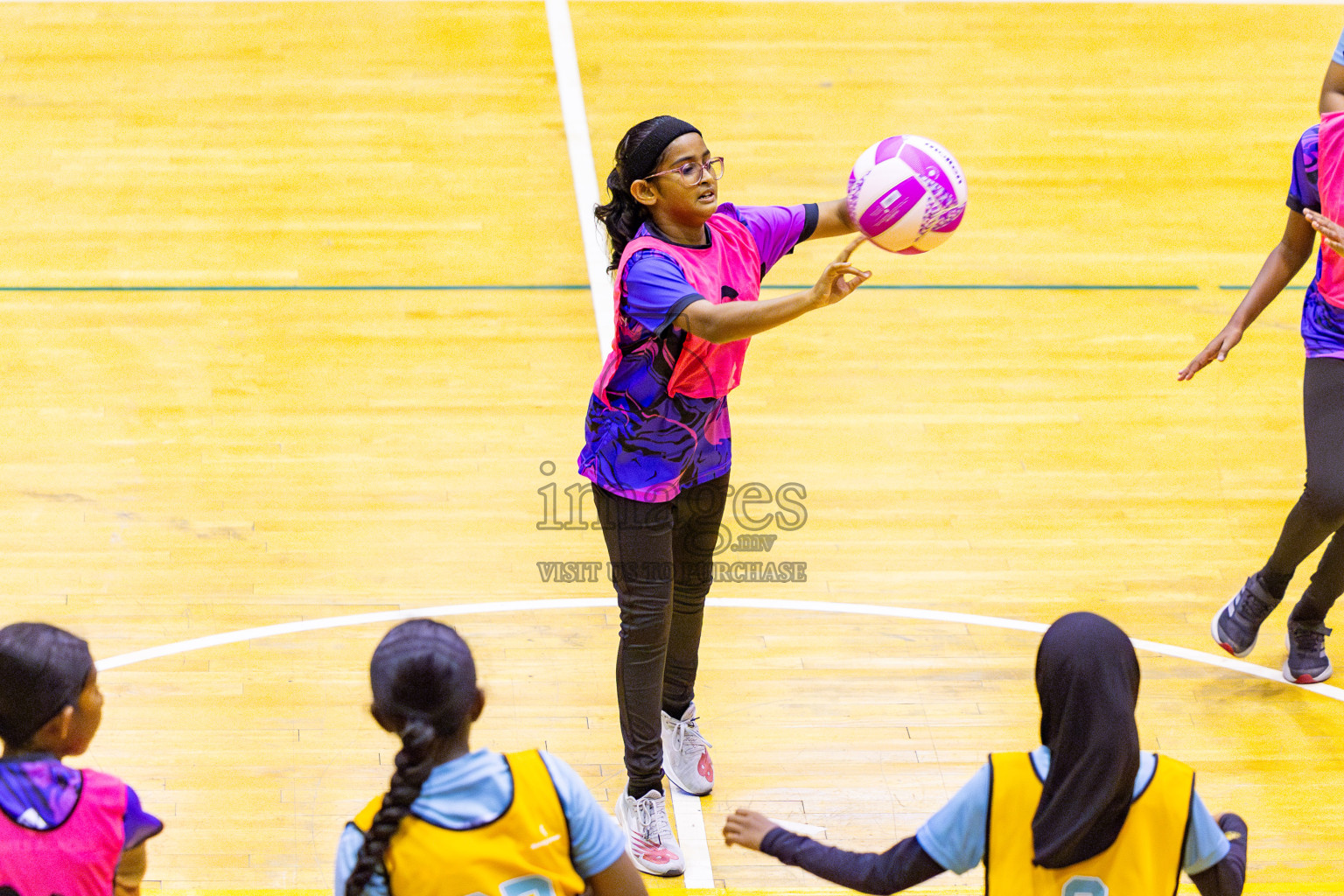 Netgen A vs N Sports Academy B in Day 2 of 3rd Junior Championship - Netball association of Maldives, held at Social Center on Monday 20th January 2025 . Photos by Nausham Waheed