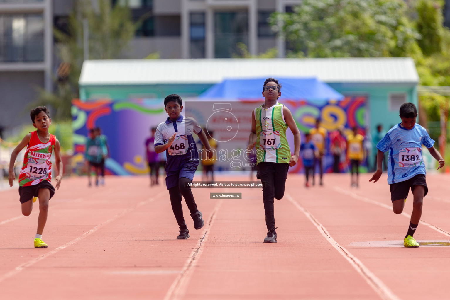 Day two of Inter School Athletics Championship 2023 was held at Hulhumale' Running Track at Hulhumale', Maldives on Sunday, 15th May 2023. Photos: Shuu/ Images.mv