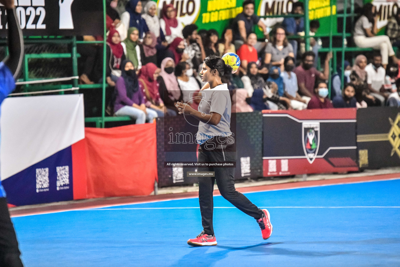 Day 16 of Milo 6th Inter Office Handball Tournament 2022 - Photos by Nausham Waheed