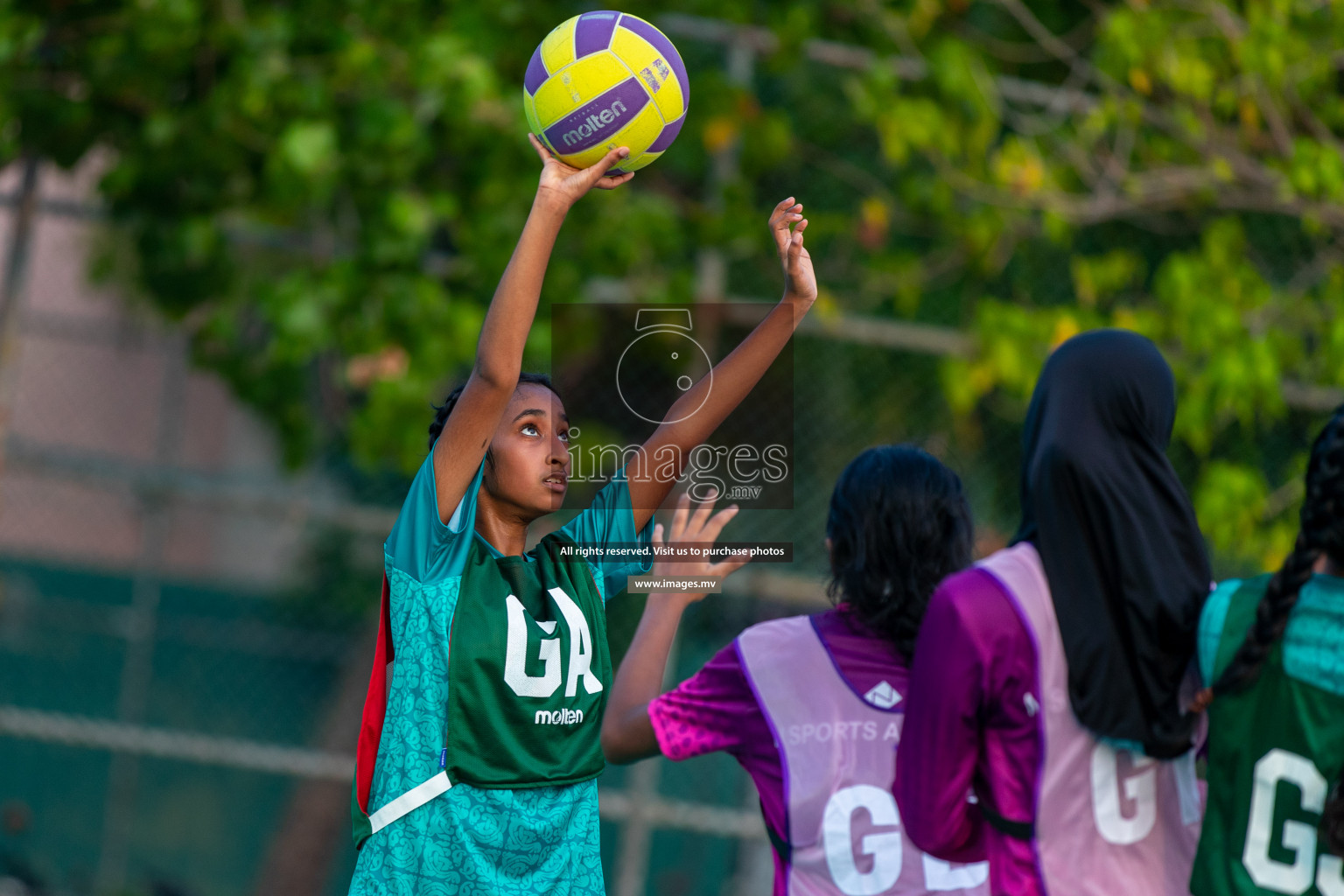 Junior Netball Championship 2022 - Under 14 Final U14 final of Junior Netball Championship 2022 held in Male', Maldives on Friday, 18th March 2022. Photos by Ismail Thoriq