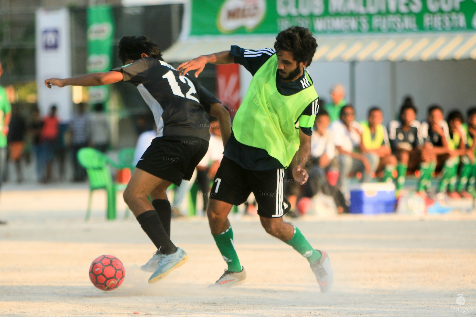 2nd Day of Milo Club Maldives Cup futsal tournament in Male', Maldives, Saturday, March. 26, 2016. (Images.mv Photo/Abdulla Abeedh).