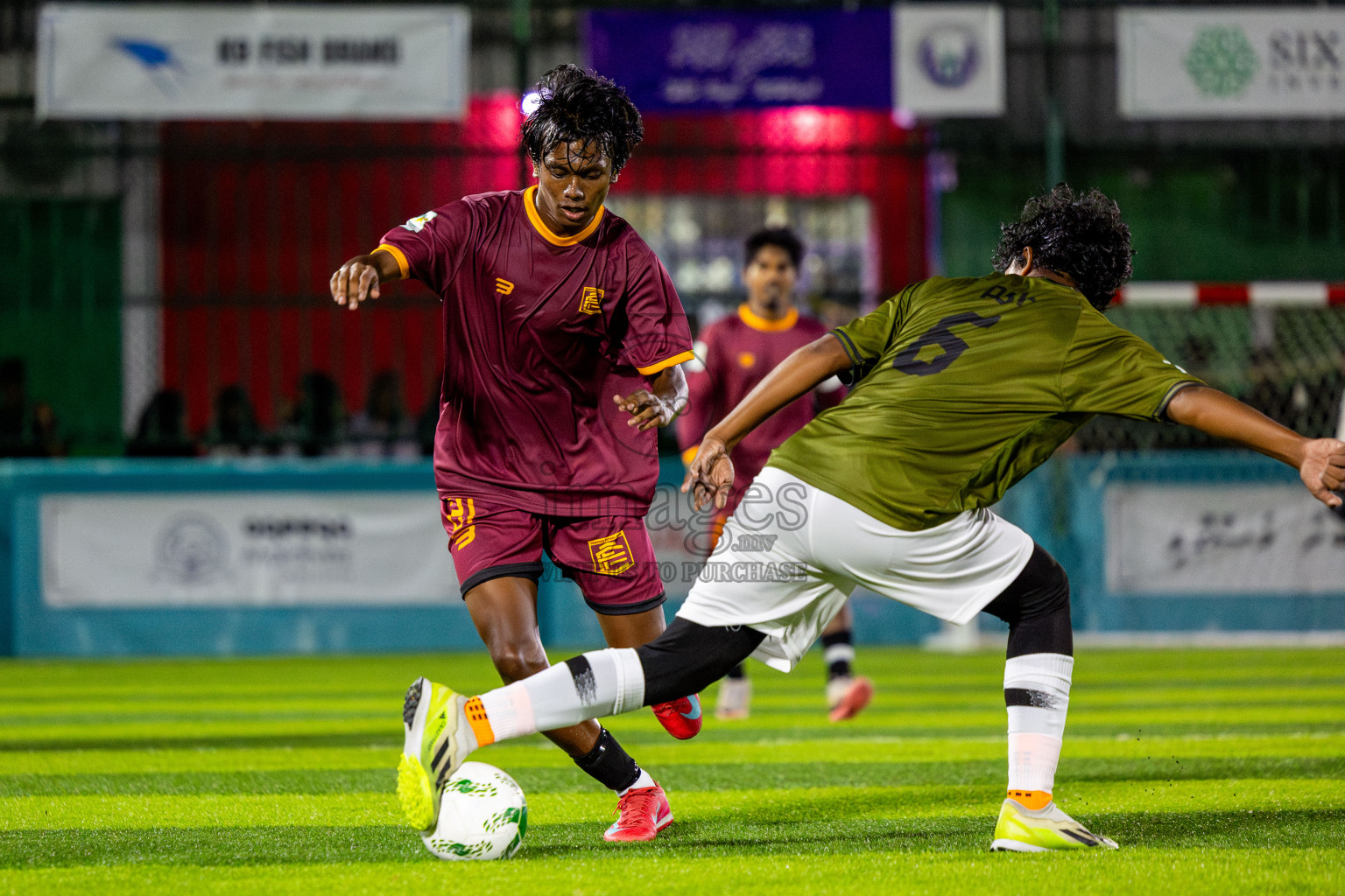 Comienzo fc vs The dee ess kay in Day 1 of Laamehi Dhiggaru Ekuveri Futsal Challenge 2025 was held on Thursday, 24th July 2025, at Dhiggaru Futsal Ground, Dhiggaru, Maldives Photos: Nausham Waheed / images.mv
