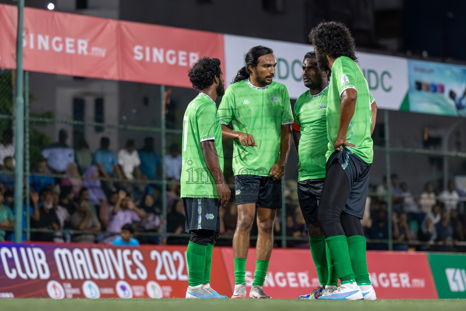 Team DJA vs Male' City Council in Club Maldives Classic 2024 held in Rehendi Futsal Ground, Hulhumale', Maldives on Tuesday, 10th September 2024.
Photos: Ismail Thoriq / images.mv