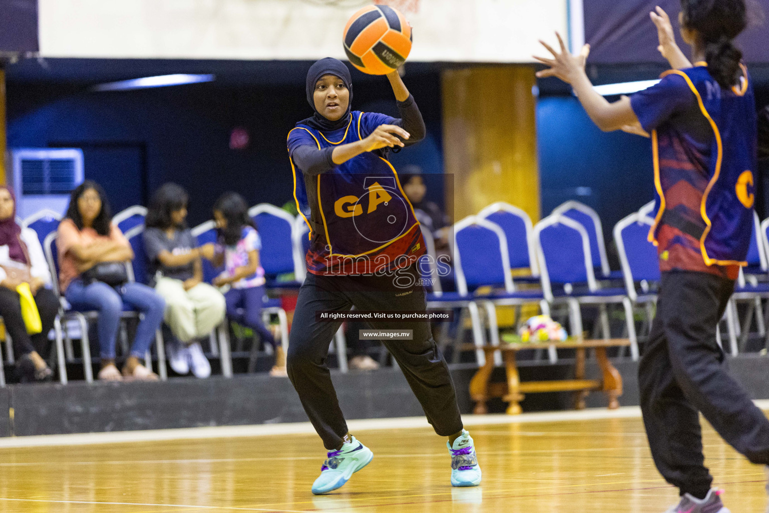 Day2 of 24th Interschool Netball Tournament 2023 was held in Social Center, Male', Maldives on 28th October 2023. Photos: Nausham Waheed / images.mv