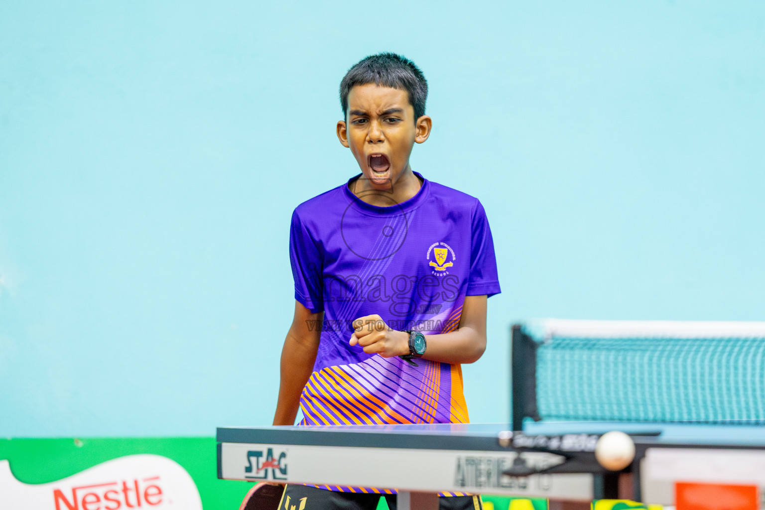 Day 4 of Interschool Table Tennis Tournament 2025 held at Male' TT Hall, Male', Maldives on Sunday, 18th May 2025.
Photos By: Ismail Thoriq / images.mv