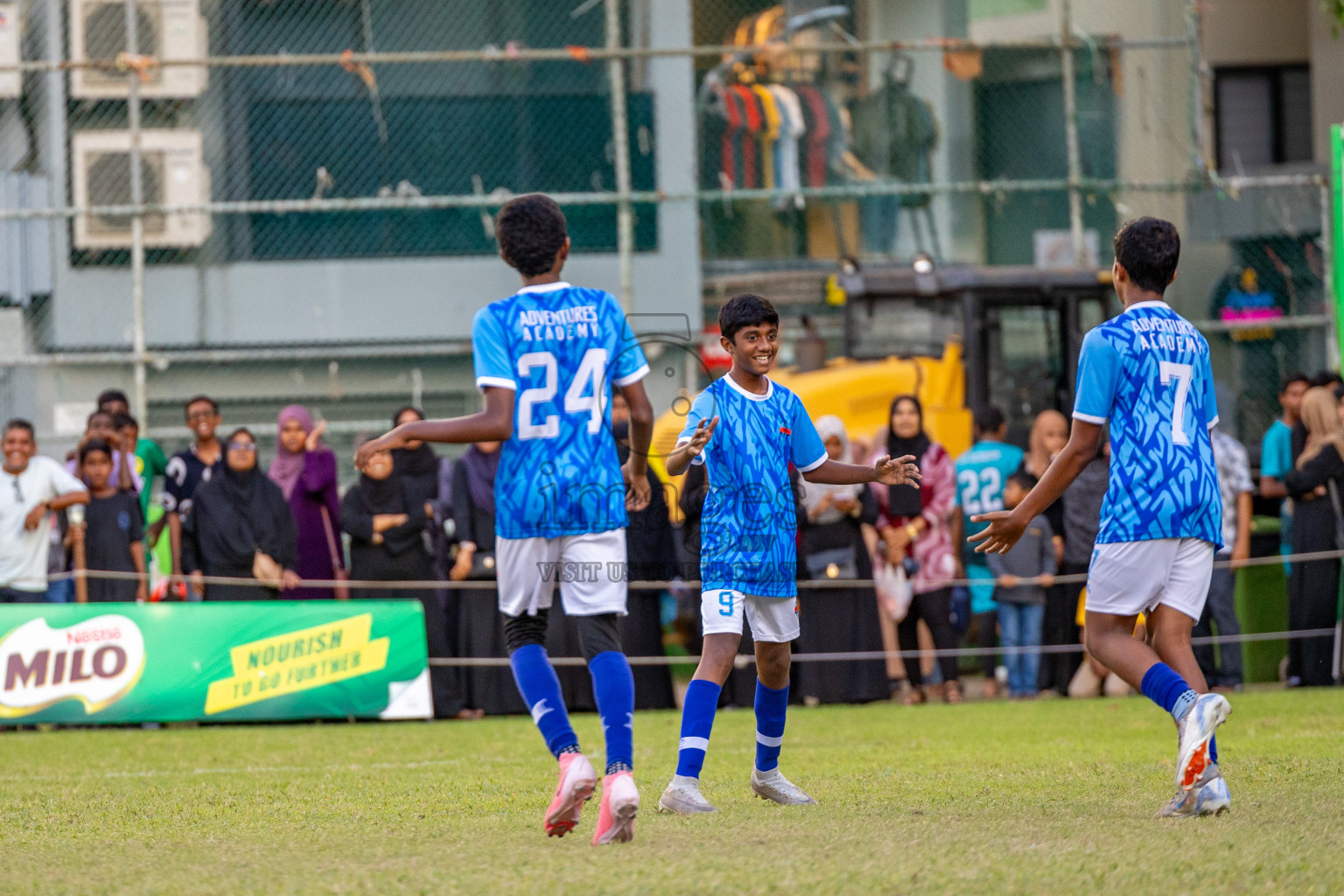 Day 2 of MILO Academy Championship 2024 (U-14) was held in Henveyru Stadium, Male', Maldives on Saturday, 2nd November 2024.
Photos: Ismail Thoriq / Images.mv