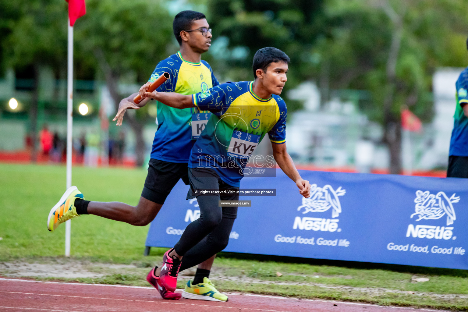 Day 2 of National Athletics Championship 2023 was held in Ekuveni Track at Male', Maldives on Friday, 24th November 2023. Photos: Hassan Simah / images.mv