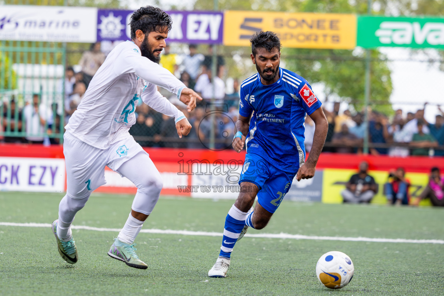 AA. Mathiveri VS AA. Thoddoo in Atoll Round Final on Day 20 of Golden Futsal Challenge 2025 was held on Friday, 24th January 2025, in Hulhumale', Maldives. Photos: Ismail Thoriq / images.mv