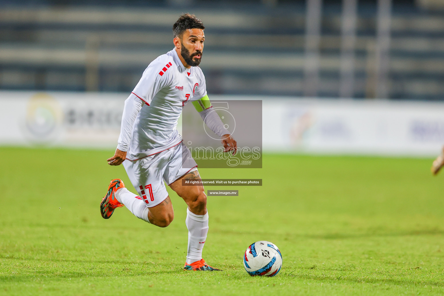 Bhutan vs Lebanon in SAFF Championship 2023 held in Sree Kanteerava Stadium, Bengaluru, India, on Sunday, 25th June 2023. Photos: Nausham Waheed, Hassan Simah / images.mv