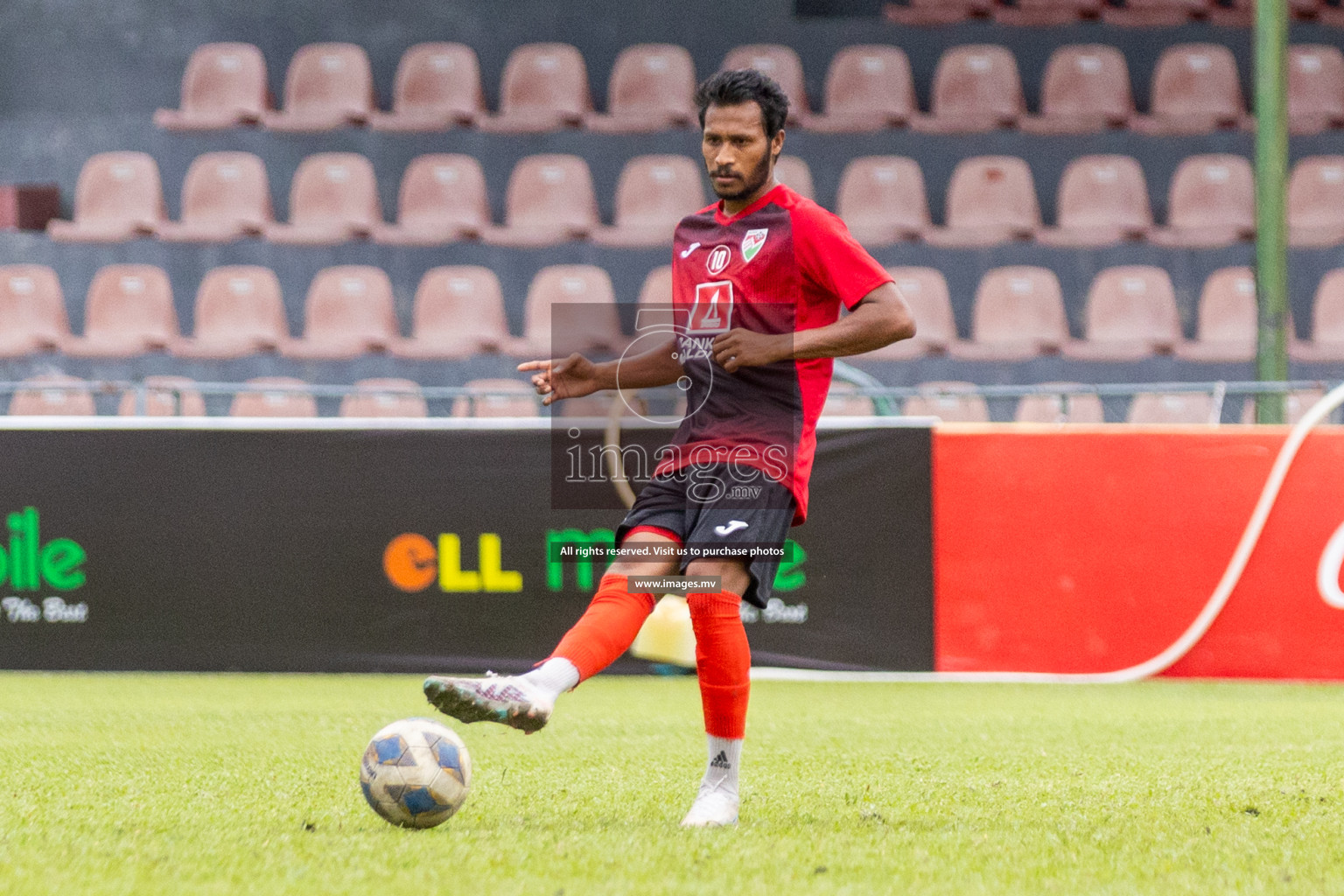 Training session for the Maldives national football team in preparation for the upcoming match against Bangladesh, held in Football Stadium, Male', Maldives on Tuesday, 10th October 2023 Photos: Nausham Waheed/ Images.mv