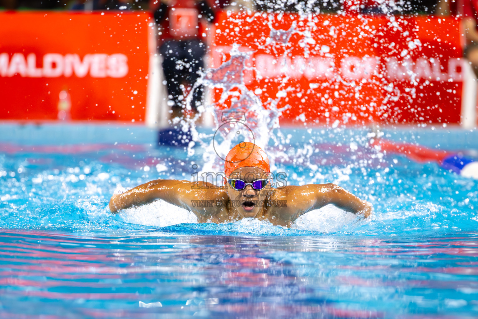 Day 2 of 20th BML Inter-school Swimming Competition 2024 held in Hulhumale', Maldives on Sunday, 13th October 2024. Photos: Ismail Thoriq / images.mv