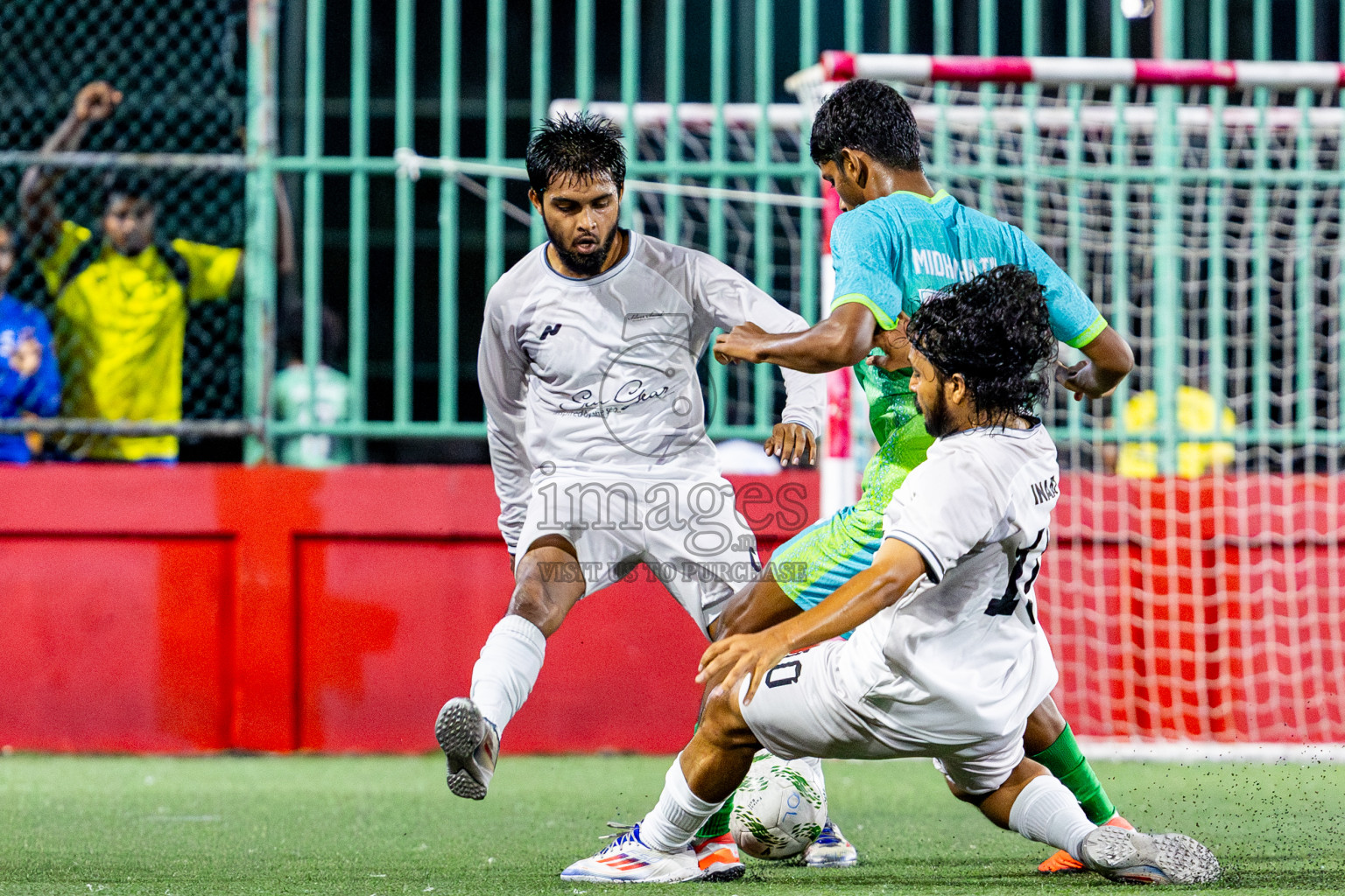 Silver Sands vs Club WAMCO in Day 14 of Office League 2025 was held on Tuesday, 29th April 2025 in Hulhumale', Maldives. Photos: Nausham Waheed / images.mv