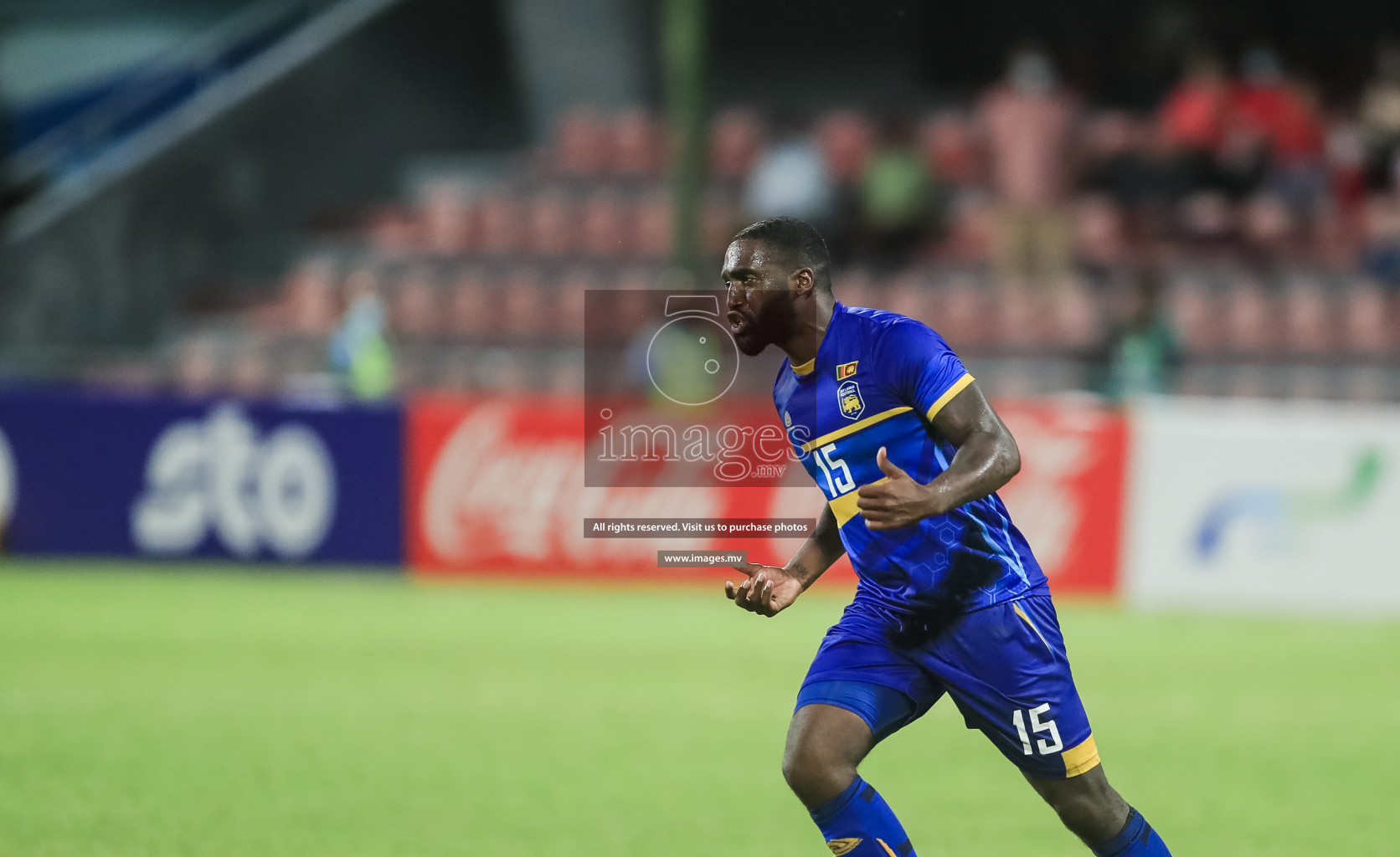 Nepal vs Sri Lanka in SAFF Championship 2021 held on 4th October 2021 in Galolhu National Stadium, Male', Maldives