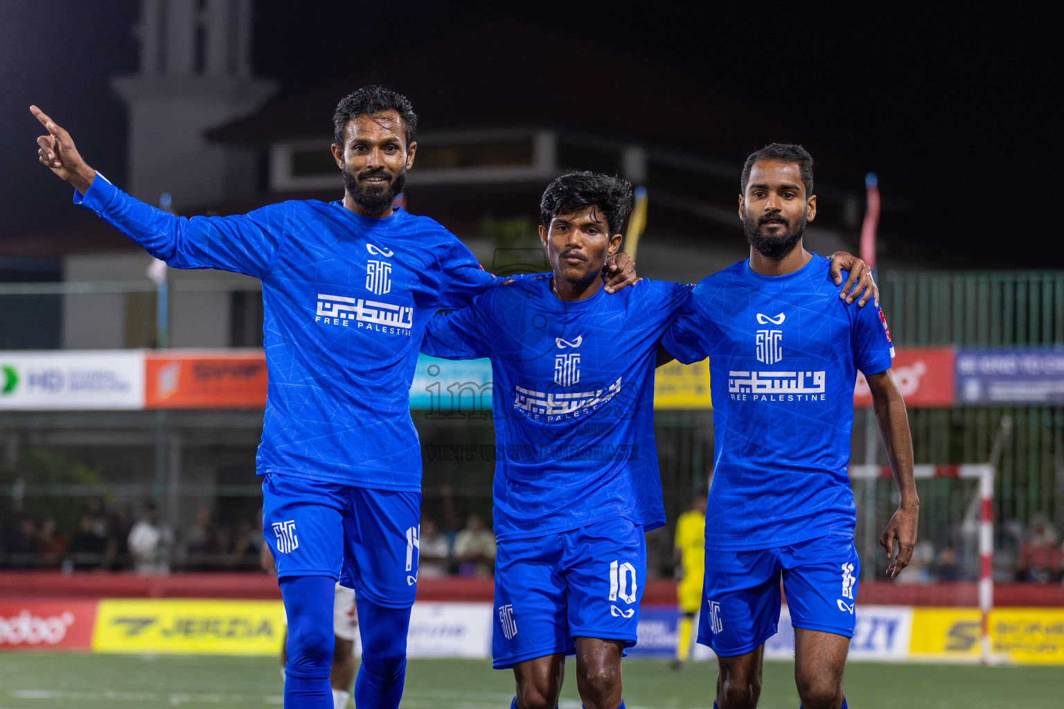 S. Feydhoo vs S. Hithadhoo in Day 13 of Golden Futsal Challenge 2024 was held on Saturday, 27th January 2024, in Hulhumale', Maldives Photos: Mohamed Mahfooz Moosa / images.mv