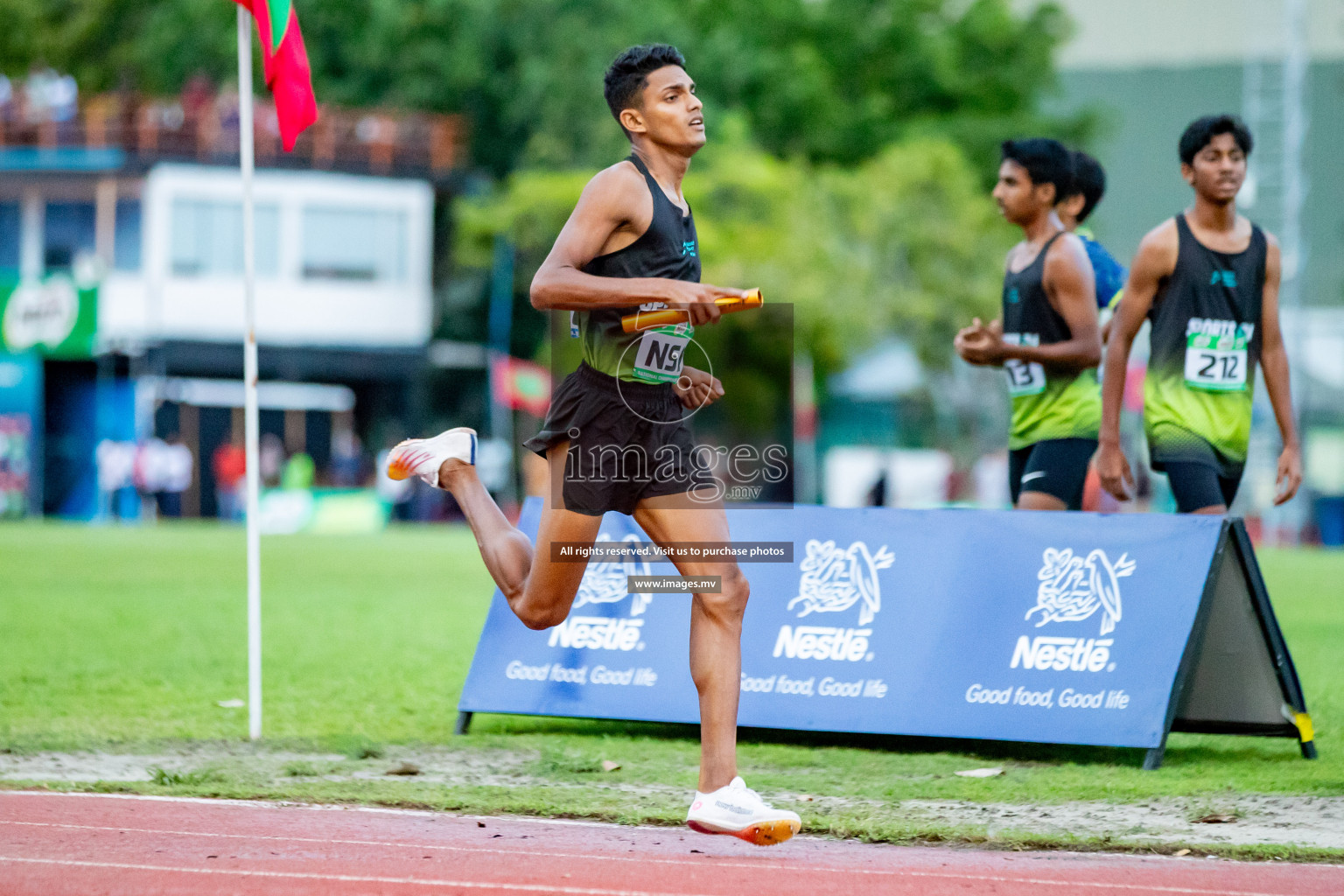 Day 2 of National Athletics Championship 2023 was held in Ekuveni Track at Male', Maldives on Friday, 24th November 2023. Photos: Hassan Simah / images.mv