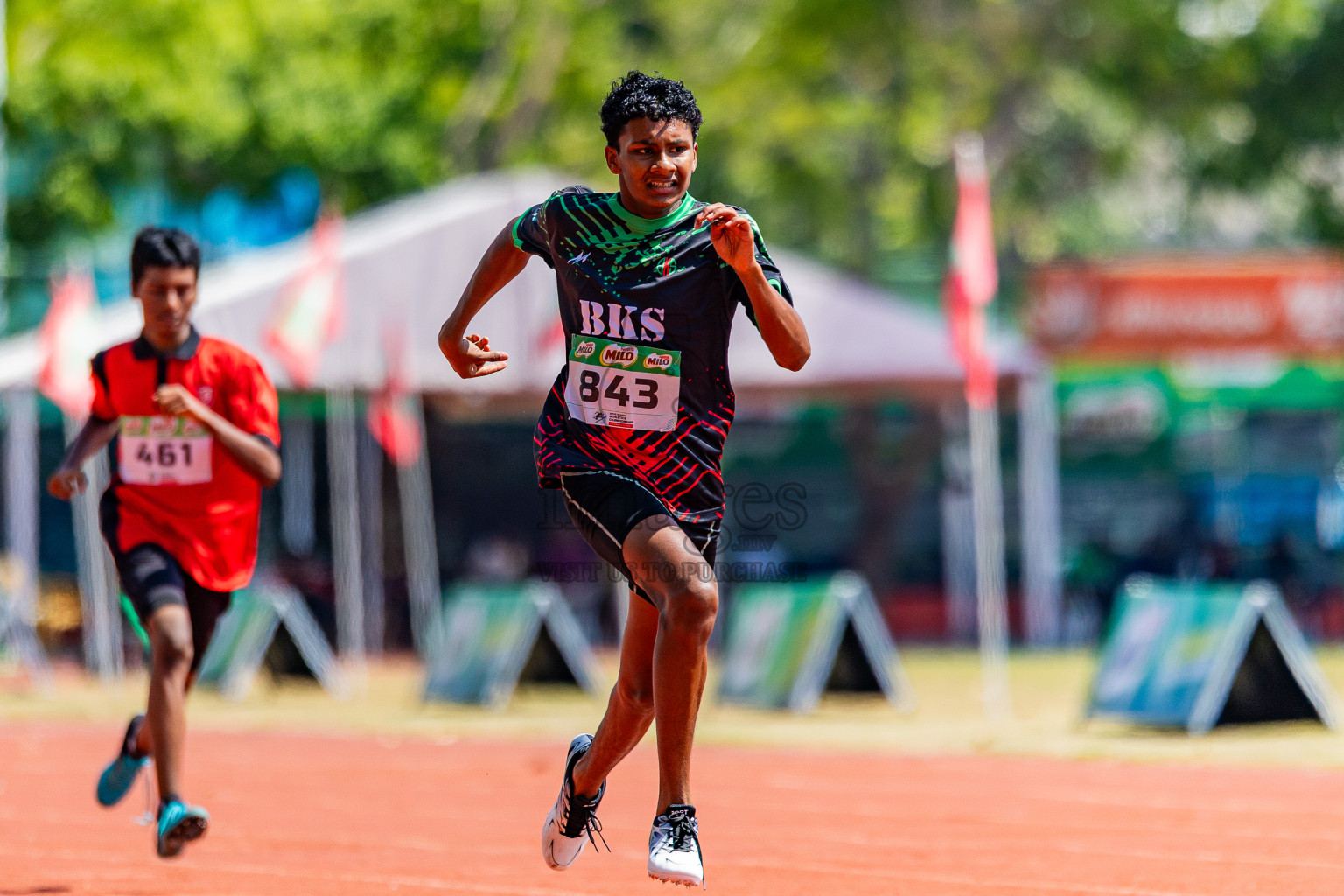 Day 2 of Inter-school Athletics Championship 2025 held in Ekuveni Synthetic Track, Male', Maldives on Tuesday, 07th October 2025. Photos by: Areef Adam / Images.mv