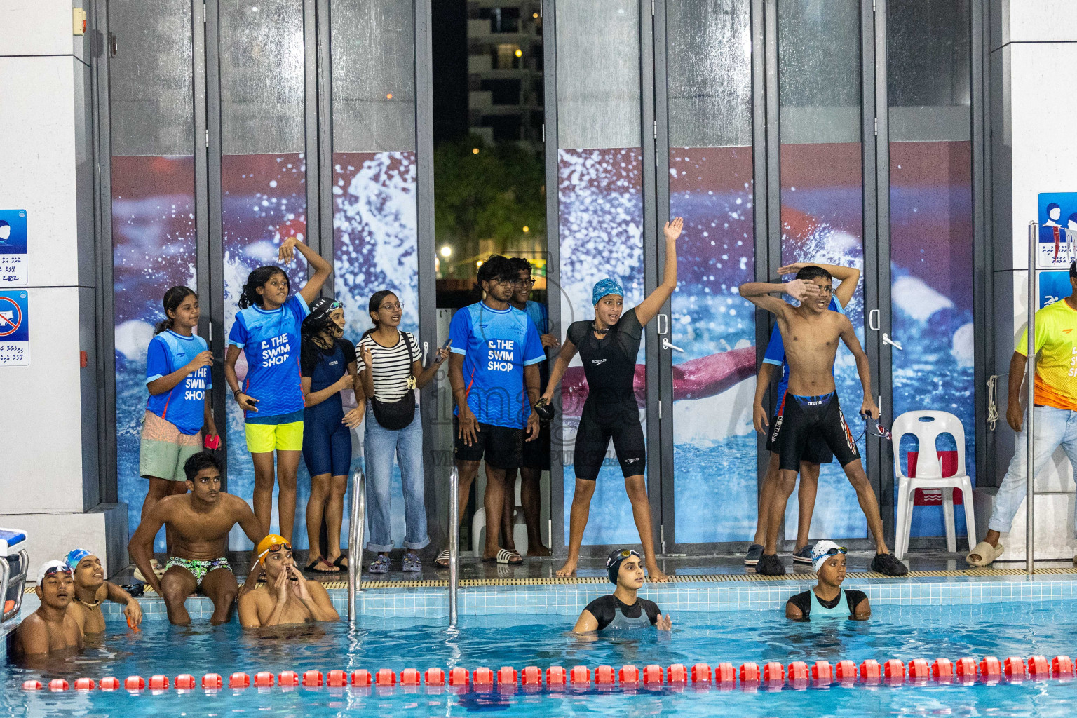 Day 7 of National Swimming Competition 2024 held in Hulhumale', Maldives on Thursday, 19th December 2024.
Photos: Ismail Thoriq / images.mv