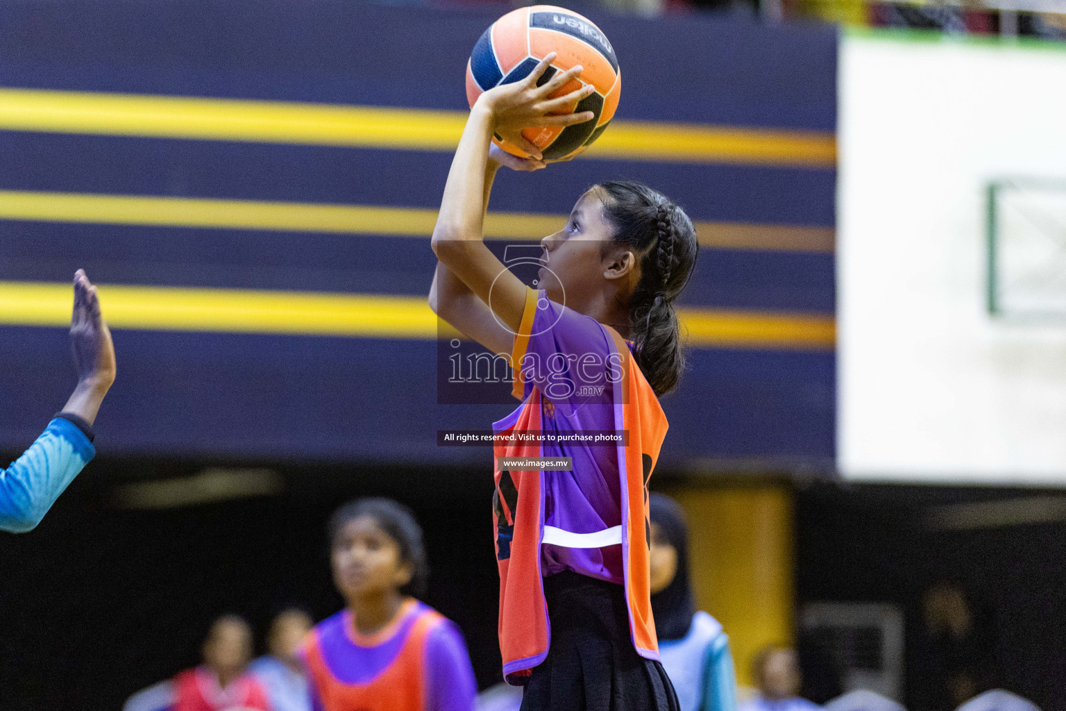 Day3 of 24th Interschool Netball Tournament 2023 was held in Social Center, Male', Maldives on 29th October 2023. Photos: Nausham Waheed, Mohamed Mahfooz Moosa / images.mv