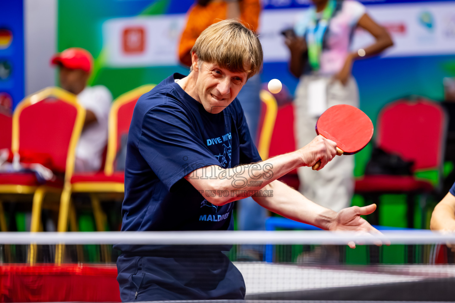 Day 2 of 1st Thoddoo Masters Table Tennis Tournament was held on Friday, 22nd August 2025 in AA Thoddoo, Maldives. Photos: Nausham Waheed / images.mv