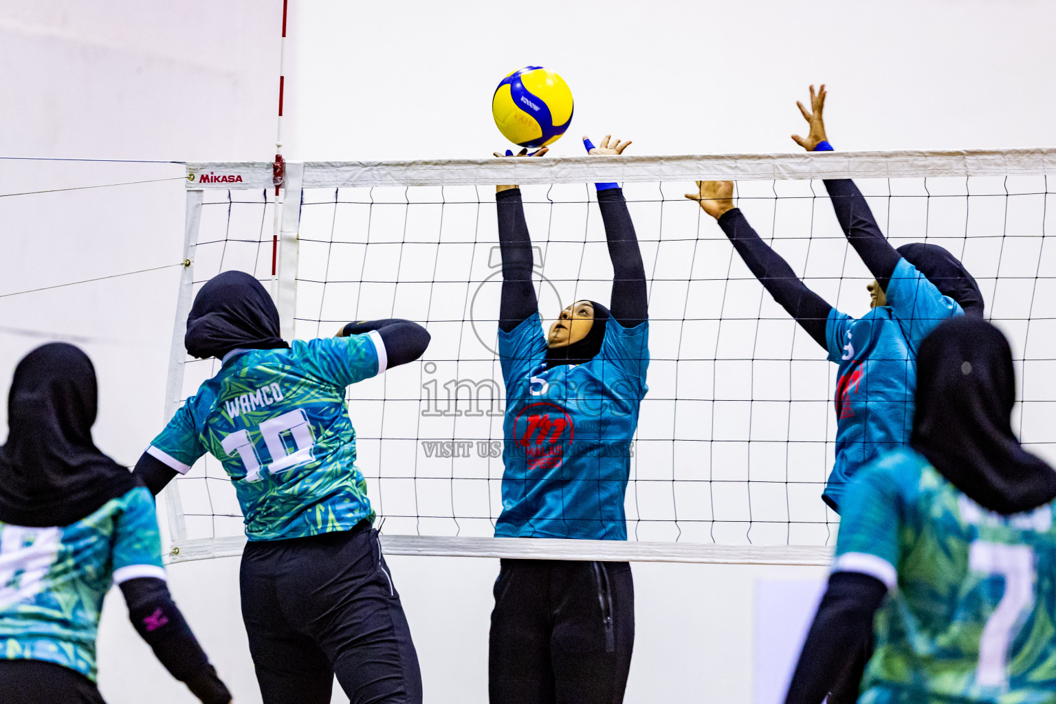 Semi Final of Women's Division of Milo VAM Cup 2024 held in Male', Maldives on Friday, 12th July 2024 at Social Center Indoor Hall Photos By: Nausham Waheed / images.mv