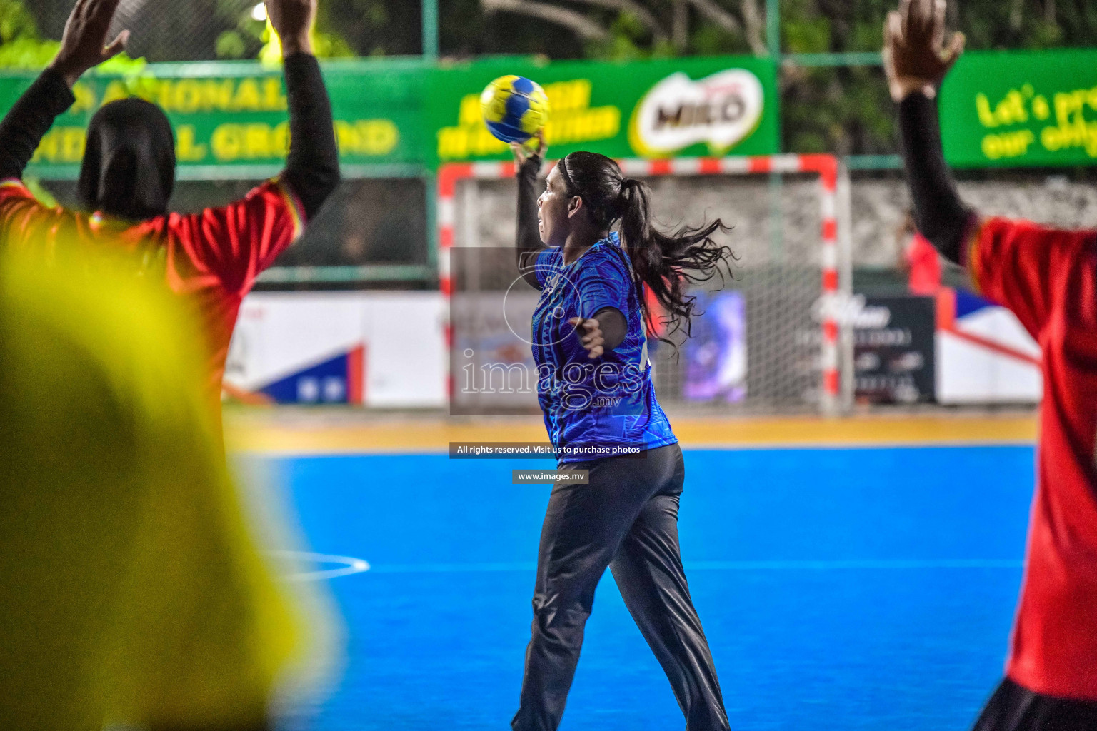 Day 9 of Milo 6th Inter Office Handball Tournament 2022 - Photos by Nausham Waheed