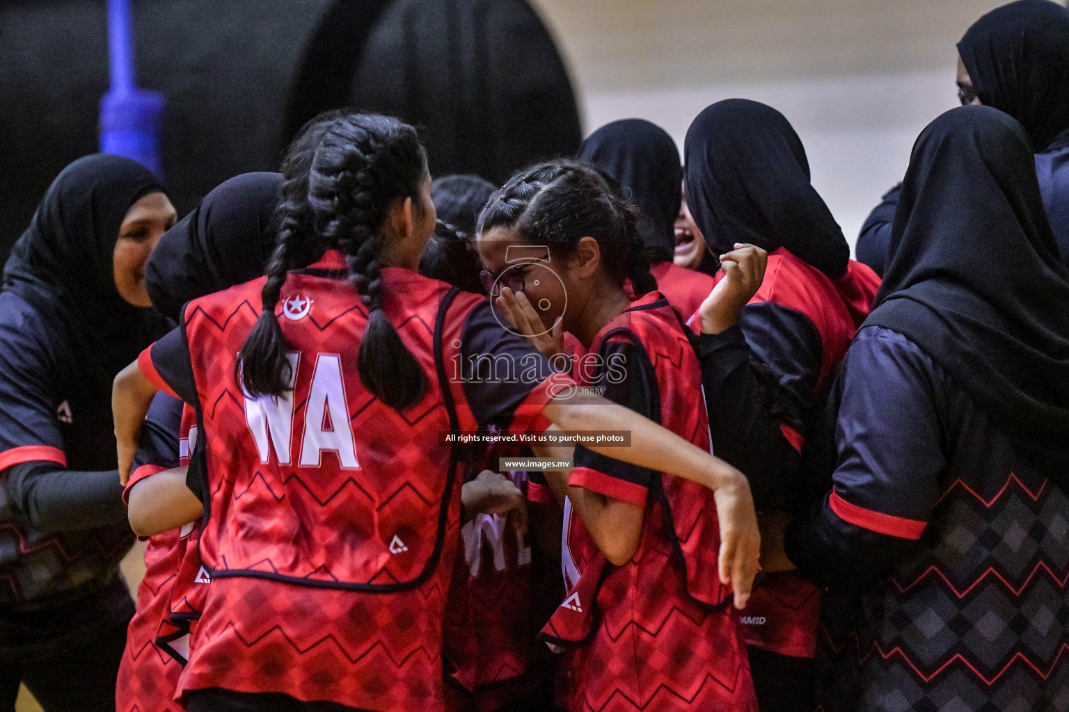 Final of 23rd Inter-School Netball Tournament was held in Male', Maldives on 4th November 2022. Photos: Nausham Waheed / images.mv