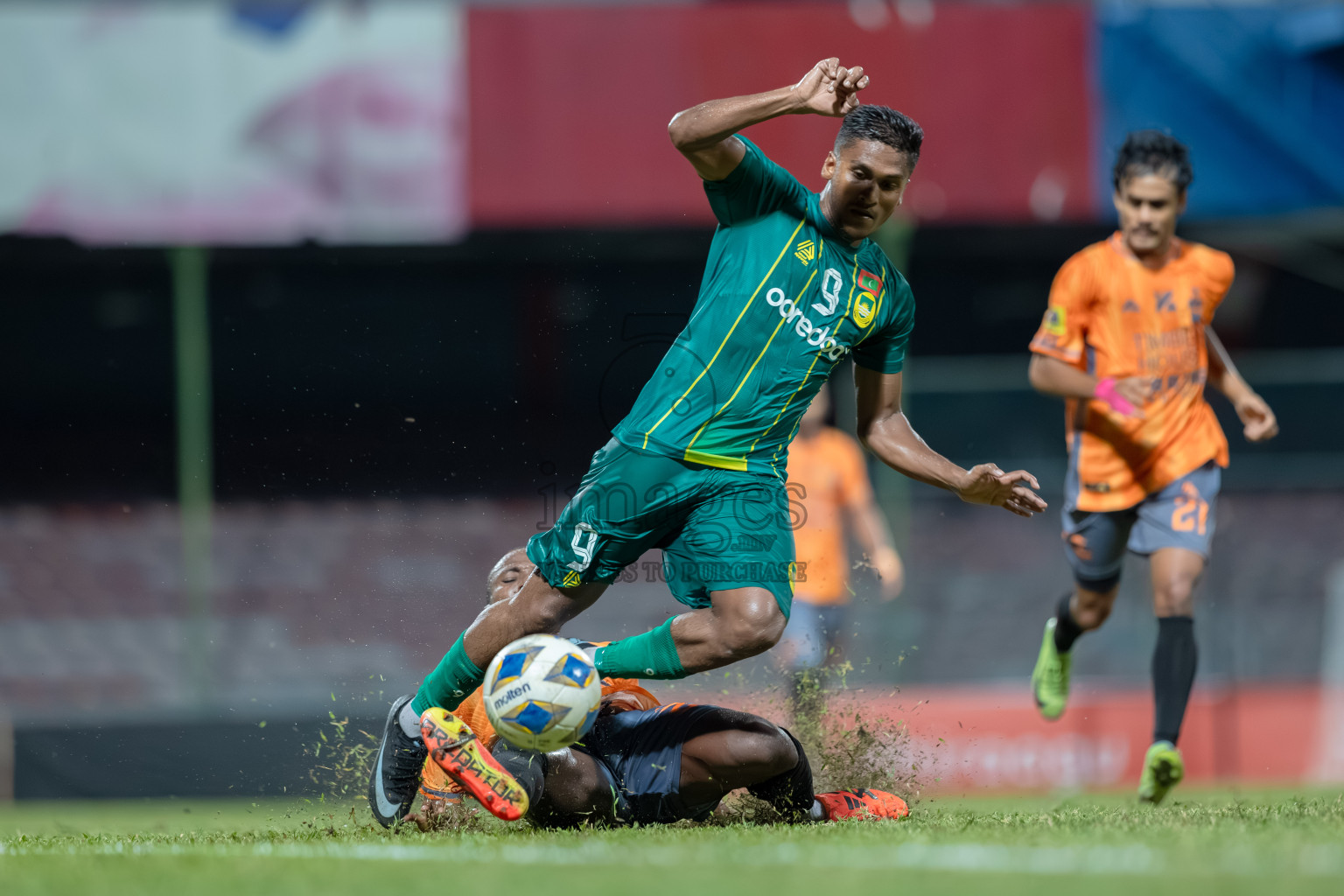 Charity Shield Match between Maziya Sports and Recreation Club and Club Eagles held in National Football Stadium, Male', Maldives Photos: Abdulla Abeedh / Images.mv
