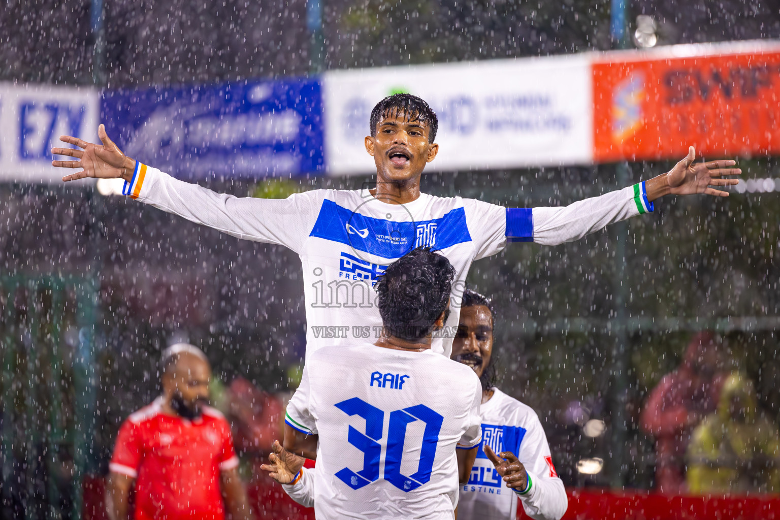 S Feydhoo vs S Hithadhoo in Day 26 of Golden Futsal Challenge 2024 was held on Friday , 9th February 2024 in Hulhumale', Maldives
Photos: Ismail Thoriq / images.mv