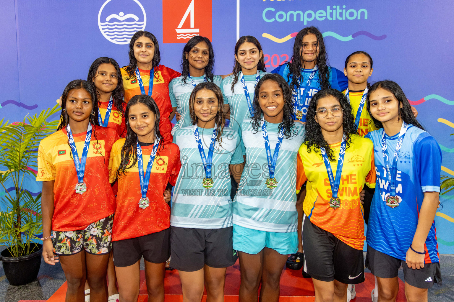 Day 5 of National Swimming Competition 2024 held in Hulhumale', Maldives on Tuesday, 17th December 2024. Photos: Hassan Simah / images.mv