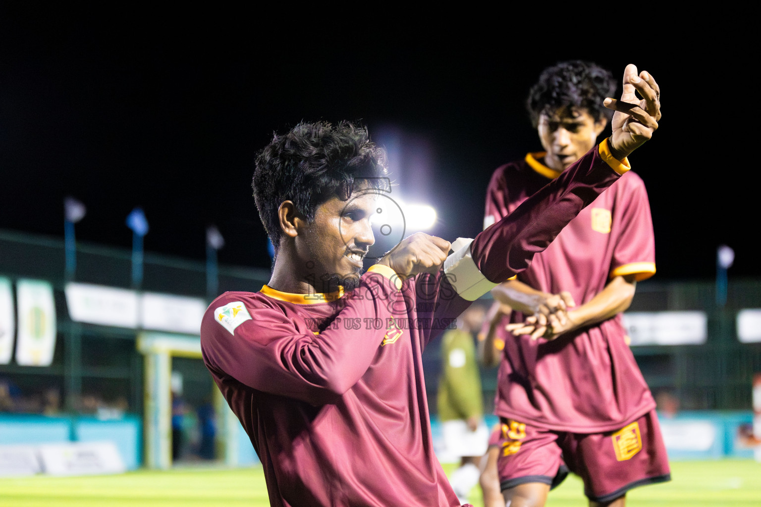 Comienzo fc vs The dee ess kay in Day 1 of Laamehi Dhiggaru Ekuveri Futsal Challenge 2025 was held on Thursday, 24th July 2025, at Dhiggaru Futsal Ground, Dhiggaru, Maldives Photos: Areef Adam / images.mv