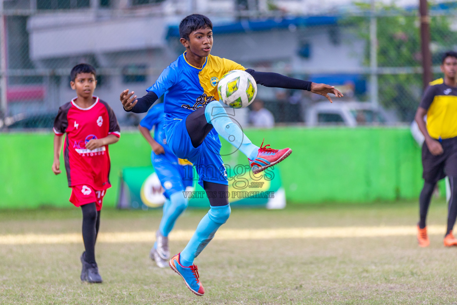 Day 2  of MILO Academy Championship 2024 - U12 was held at Henveiru Grounds in Male', Maldives on Thursday, 5th July 2024. Photos: Shuu Abdul Sattar / images.mv