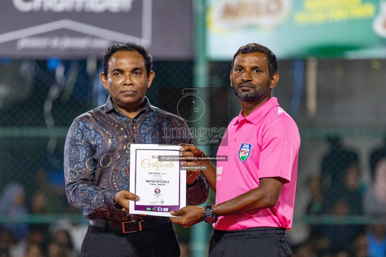 Eighteen Thirty Women's Futsal Fiesta 2022 - Finals - MPL vs DSC MPL vs DSC in the Finals of Eighteen Thirty Women's Futsal Fiesta 2022 was held in Hulhumale', Maldives on Thursday, 3rd November 2022. Photos: Ismail Thoriq / images.mv