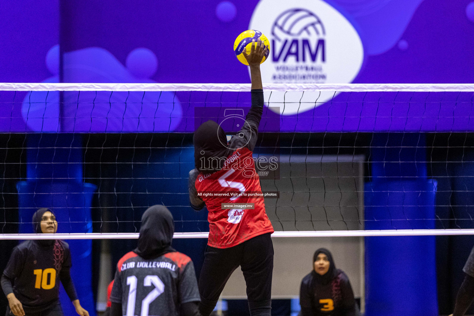 Volleyball Association Cup 2022-Women's Division-Match Day 4 was held in Male', Maldives on Friday, 27th May 2022 at Social Center Indoor Hall. Photos By: Ismail Thoriq/images.mv