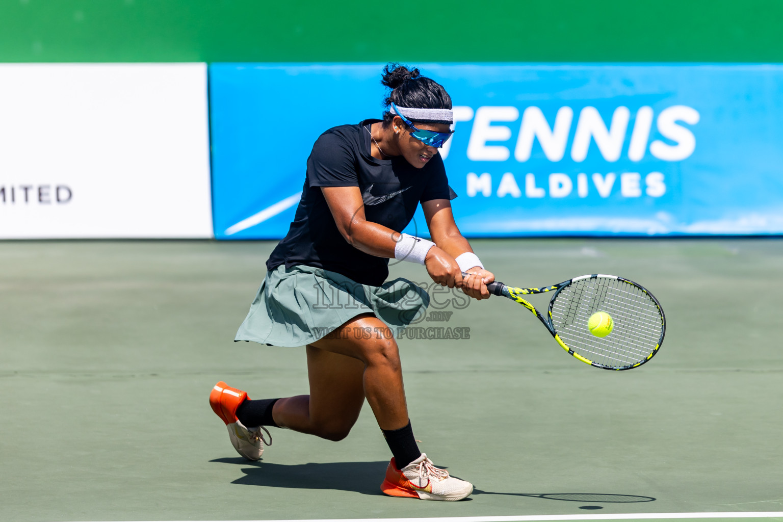 Day 8 of ATF Maldives Junior Open Tennis was held in Male' Tennis Court, Male', Maldives on Thursday, 19th December 2024. Photos: Nausham Waheed/ images.mv