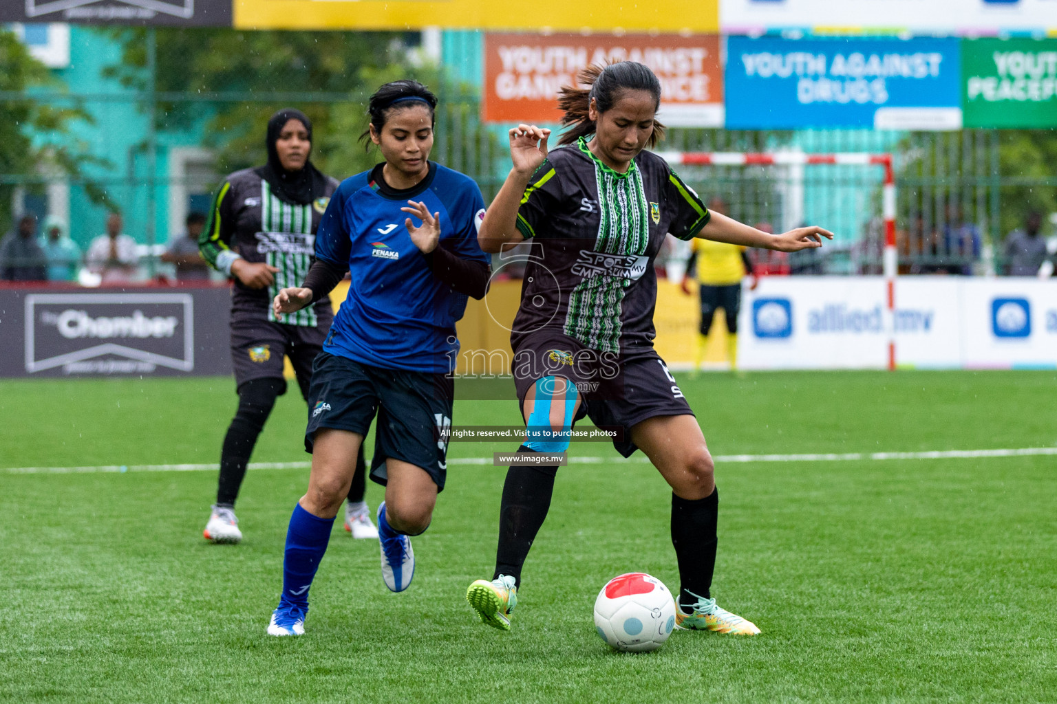 WAMCO vs Team Fenaka in Eighteen Thirty Women's Futsal Fiesta 2022 was held in Hulhumale', Maldives on Friday, 14th October 2022. Photos: Hassan Simah / images.mv