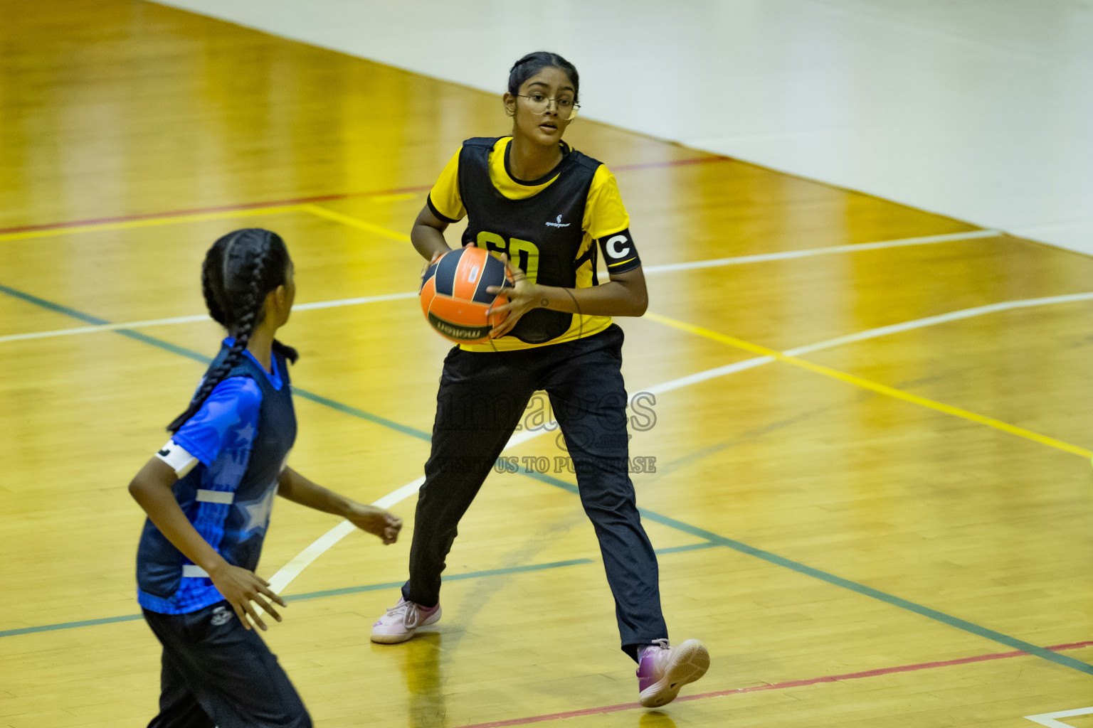 Day 12 of 25th Inter-School Netball Tournament was held in Social Center at Male', Maldives on Thursday, 22nd August 2024.