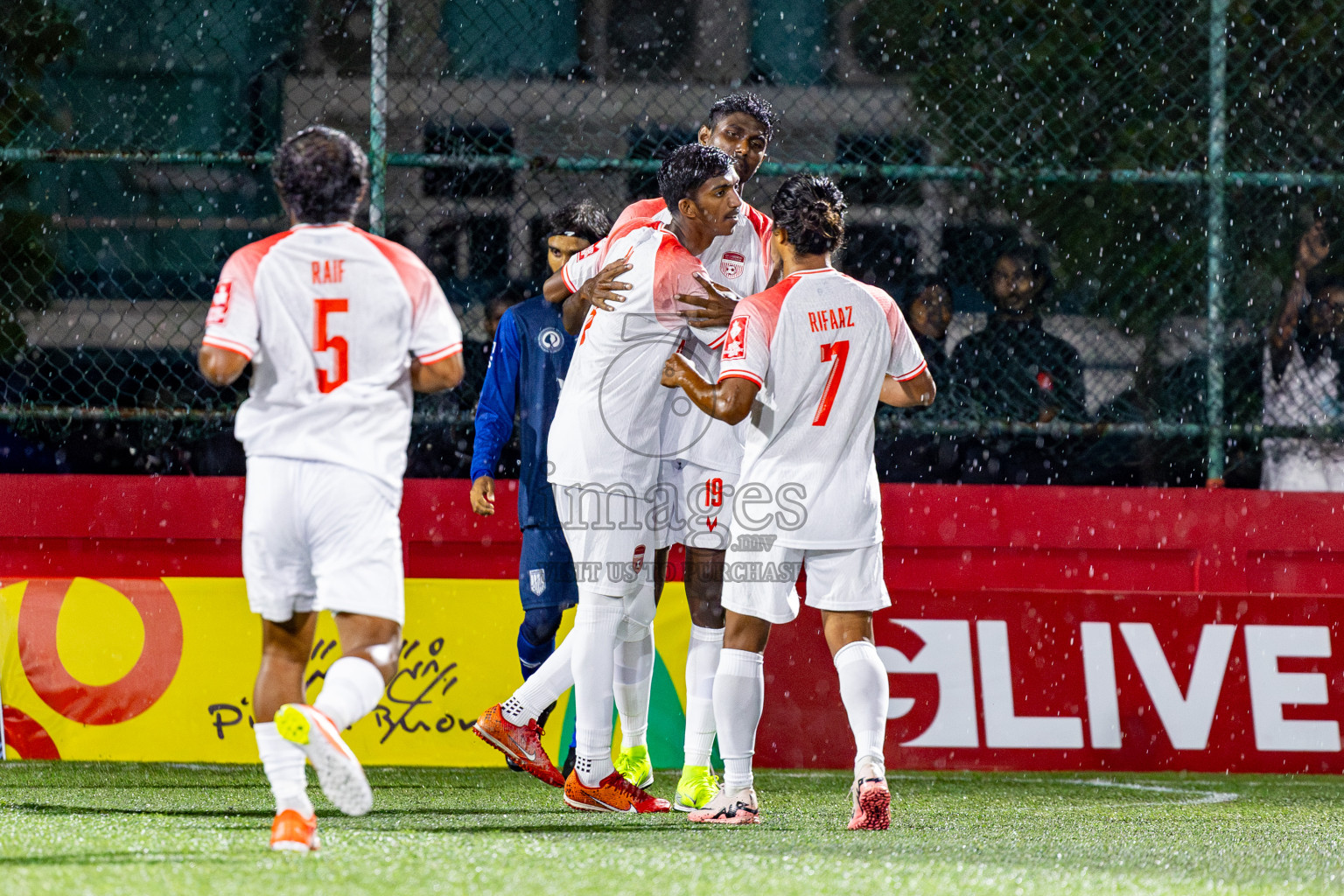 Sh Lhaimagu VS Sh Goidhoo in Day 6 of Golden Futsal Challenge 2025 on Friday, 6th January 2025, in Hulhumale', Maldives Photos: Nausham Waheed / images.mv