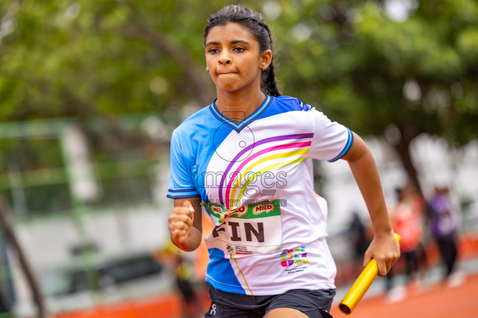 Day 6 of Inter-school Athletics Championship 2025 held in Ekuveni Synthetic Track, Male', Maldives on Sunday, 12th October 2025. Photos by: Ismail Thoriq / Images.mv