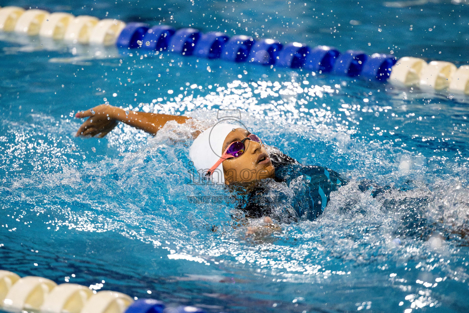 Day 6 of National Swimming Competition 2024 held in Hulhumale', Maldives on Wednesday, 18th December 2024. Photos: Mohamed Mahfooz Moosa / images.mv