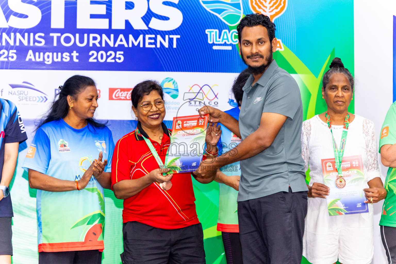 Day 4 of 1st Thoddoo Masters Table Tennis Tournament was held on Sunday, 24th August 2025 in AA Thoddoo, Maldives. Photos: Nausham Waheed / images.mv