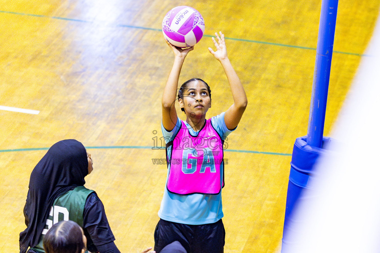 Xenith Sports Club vs MV Netters in Day 10 of National Netball Tournament 2025 held in Social Center at Male', Maldives on Tuesday, 27th May 2025. Photos: Nausham Waheed / images.mv