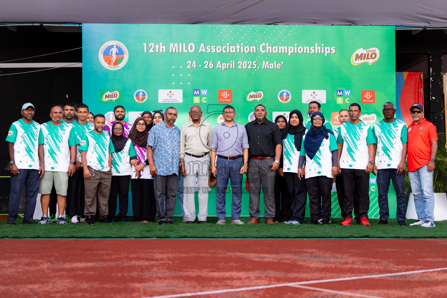 Day 3 of 12th Milo Association Championships was held in Ekuveni Track at Male', Maldives on Saturday, 26th April 2025. Photos: Nausham Waheed / images.mv